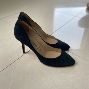 Jimmy Choo Suede Black Pumps